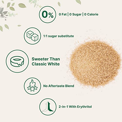 Golden Monk Fruit Sweetener with Erythritol, 4 Pounds - No After Taste - Brown Sugar Substitute, Keto Diet Friendly, Zero Calorie, Natural Sweetener for Drinks, Coffee, Tea, Cookies, No-GMO, Vegan - Image 5