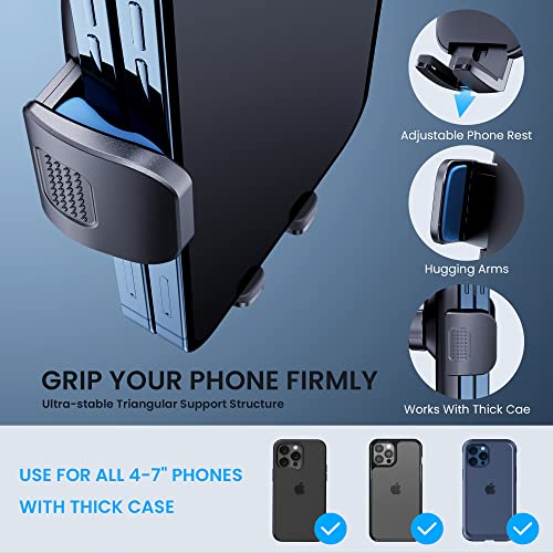 Phone Mount for Car Phone Holder Mount Upgraded Metal CD Slot Phone Holder Car Cell Phone Holder Car Thick Cases Friendly iPhone Holder for Car Phone Mount for CD Player Compatible with All Smartphone - Image 5