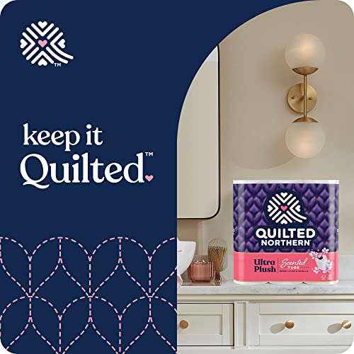 Quilted Northern Ultra Plush Toilet Paper with Sweet Lilac & Vanilla Scented Tube, 24 Mega Rolls = 96 Regular Rolls (Packaging May Vary) - Image 2